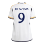 2023-2024 Real Madrid Home Shirt (Kids) (Benzema 9)