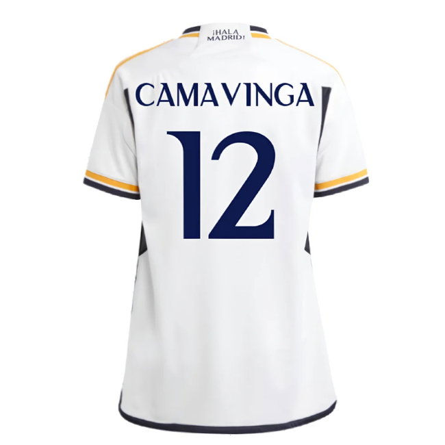 2023-2024 Real Madrid Home Shirt (Kids) (Camavinga 12)