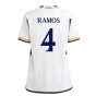 2023-2024 Real Madrid Home Shirt (Kids) (Sergio Ramos 4)