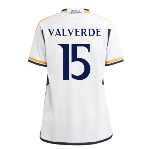 2023-2024 Real Madrid Home Shirt (Kids) (Valverde 15)