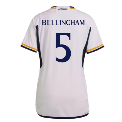 2023-2024 Real Madrid Home Shirt (Ladies) (Bellingham 5)