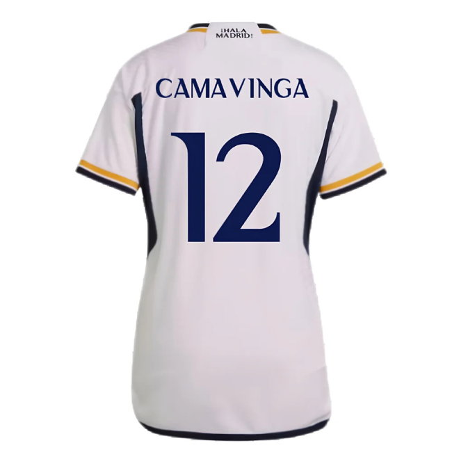 2023-2024 Real Madrid Home Shirt (Ladies) (Camavinga 12)
