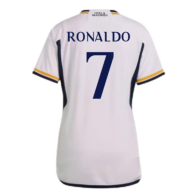 2023-2024 Real Madrid Home Shirt (Ladies) (Ronaldo 7)