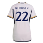 2023-2024 Real Madrid Home Shirt (Ladies) (Rudiger 22)