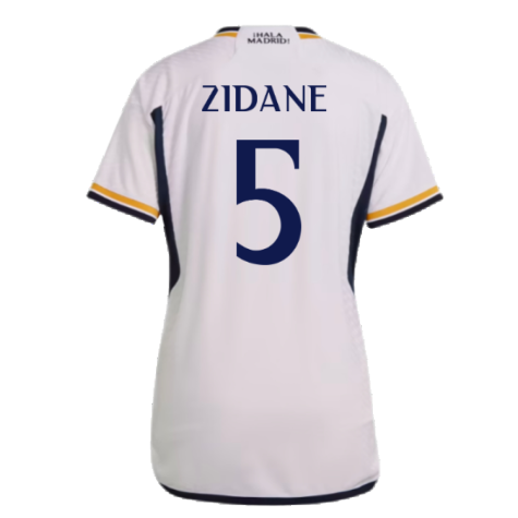 2023-2024 Real Madrid Home Shirt (Ladies) (Zidane 5)