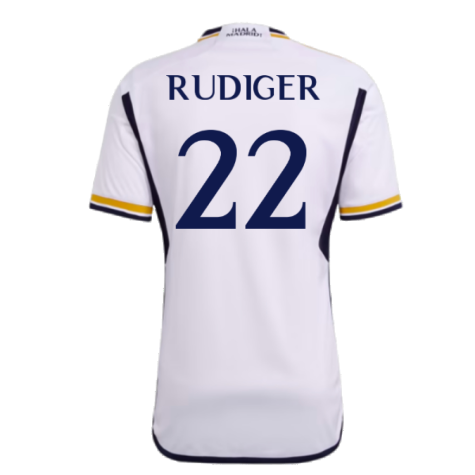 2023-2024 Real Madrid Home Shirt (Rudiger 22)