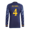 2023-2024 Real Madrid Long Sleeve Away Shirt (Alaba 4)