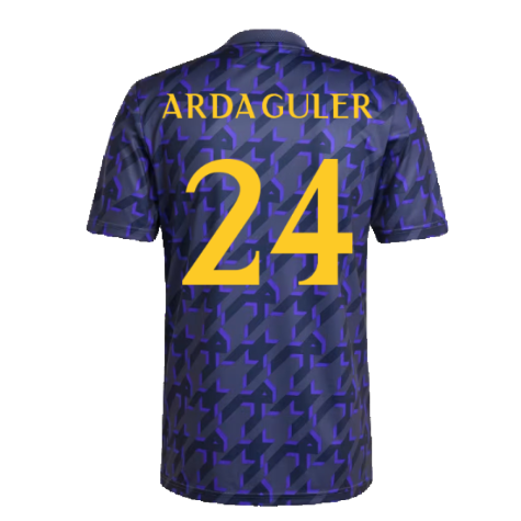 2023-2024 Real Madrid Pre-Match Shirt (Shadow Navy) (Arda Guler 24)