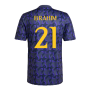 2023-2024 Real Madrid Pre-Match Shirt (Shadow Navy) (Brahim 21)