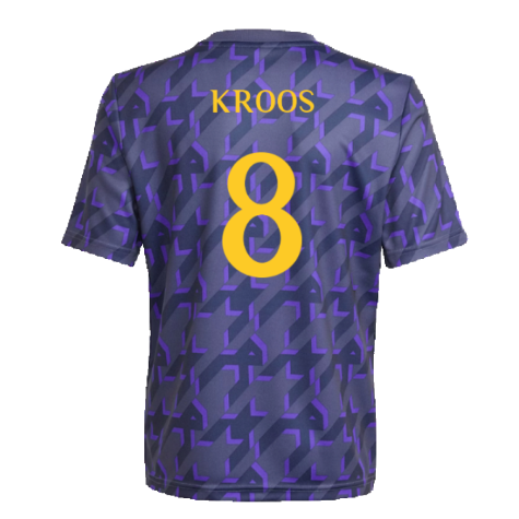 2023-2024 Real Madrid Pre-Match Shirt (Shadow Navy) - Kids (Kroos 8)