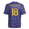 2023-2024 Real Madrid Pre-Match Shirt (Shadow Navy) - Kids (Tchouameni 18)