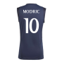 2023-2024 Real Madrid Sleeveless Jersey (Legend Ink) (Modric 10)