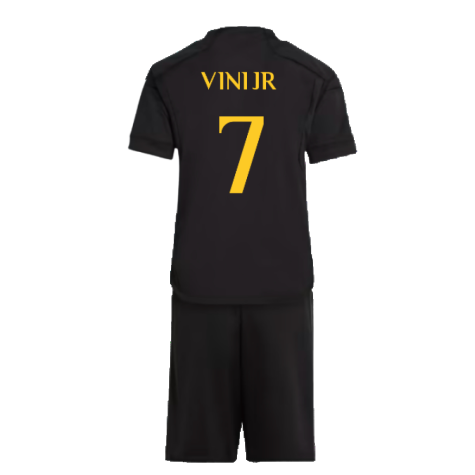 2023-2024 Real Madrid Third Mini Kit (Vini Jr 7)