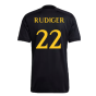 2023-2024 Real Madrid Third Shirt (Rudiger 22)