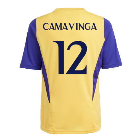 2023-2024 Real Madrid Training Shirt (Spark) - Kids (Camavinga 12)