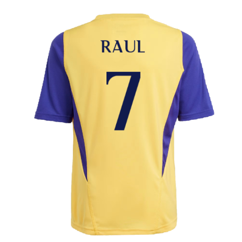 2023-2024 Real Madrid Training Shirt (Spark) - Kids (Raul 7)