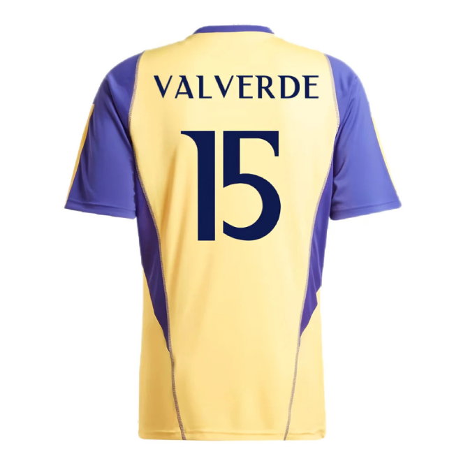 2023-2024 Real Madrid Training Shirt (Spark) (Valverde 15)