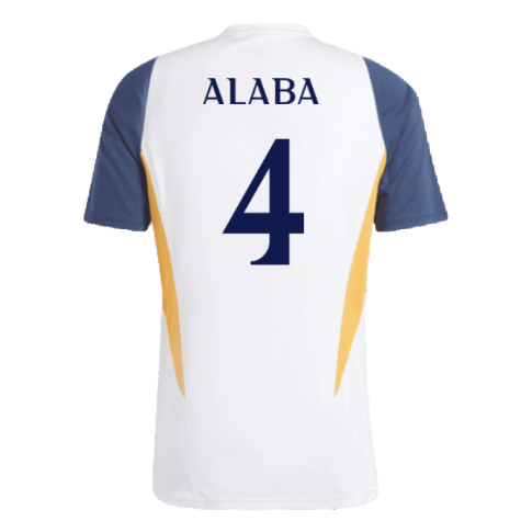 2023-2024 Real Madrid Training Shirt (White) (Alaba 4)