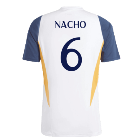 2023-2024 Real Madrid Training Shirt (White) (Nacho 6)
