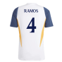 2023-2024 Real Madrid Training Shirt (White) (Sergio Ramos 4)