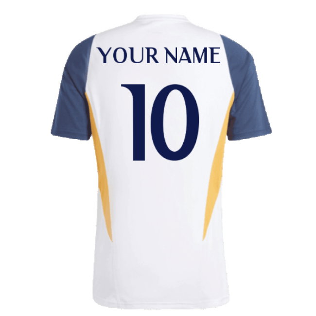 2023-2024 Real Madrid Training Shirt (White) (Your Name)