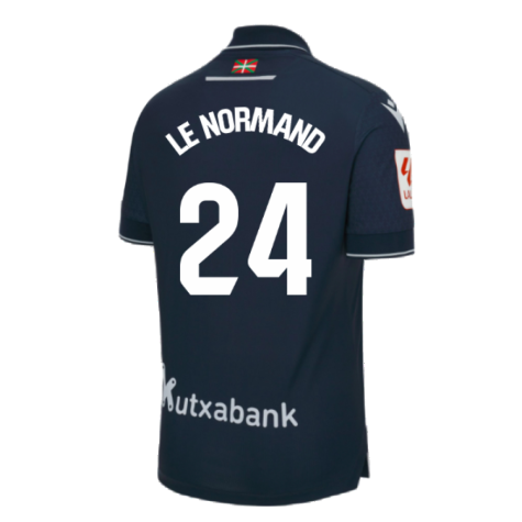 2023-2024 Real Sociedad Authentic Away Shirt (Le Normand 24)