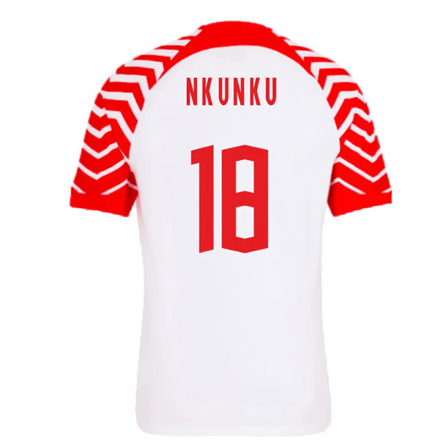 2023-2024 Red Bull Leipzig Home Shirt (Nkunku 18)