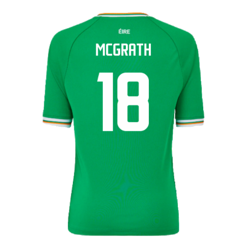 2023-2024 Republic of Ireland Home Shirt (Kids) (McGrath 18)