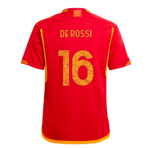 2023-2024 Roma Home Shirt (Kids) (DE ROSSI 16)