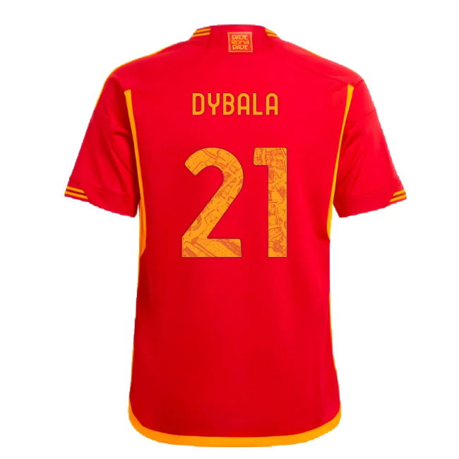 2023-2024 Roma Home Shirt (Kids) (DYBALA 21)