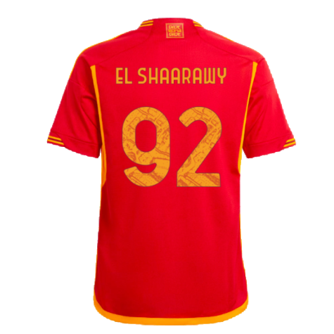 2023-2024 Roma Home Shirt (Kids) (EL SHAARAWY 92)