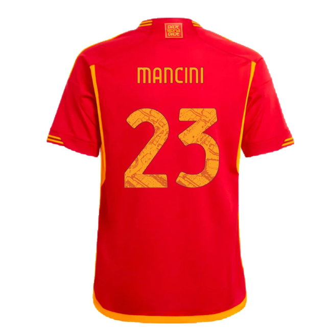 2023-2024 Roma Home Shirt (Kids) (MANCINI 23)