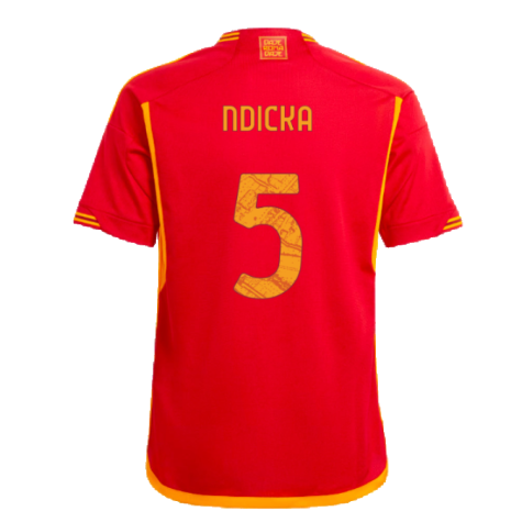 2023-2024 Roma Home Shirt (Kids) (NDICKA 5)