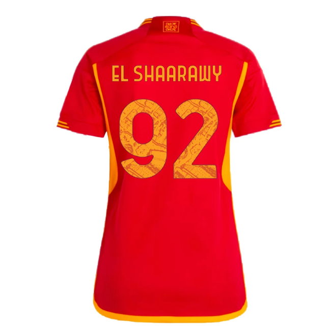 2023-2024 Roma Home Shirt (Ladies) (EL SHAARAWY 92)