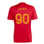 2023-2024 Roma Icon Pre-Match Shirt (Red) (LUKAKU 90)