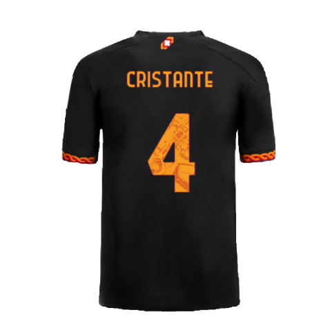 2023-2024 Roma Third Shirt (Kids) (CRISTANTE 4)