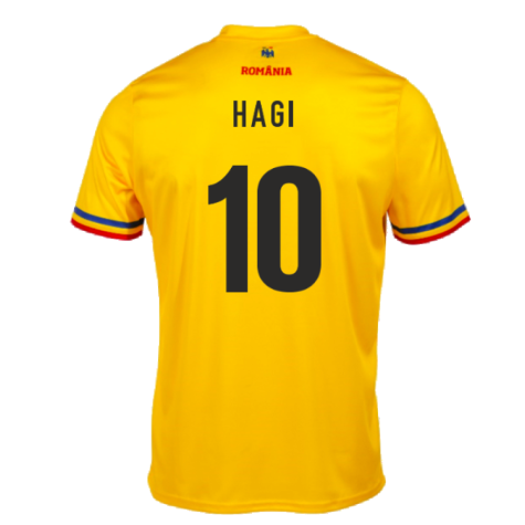 2023-2024 Romania Supporters Official T-Shirt (Yellow) (HAGI 10)