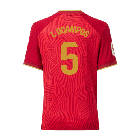 2023-2024 Sevilla Away Shirt (Kids) (L Ocampos 5)