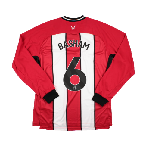 2023-2024 Sheffield United Home Long Sleeve Shirt (Basham 6)
