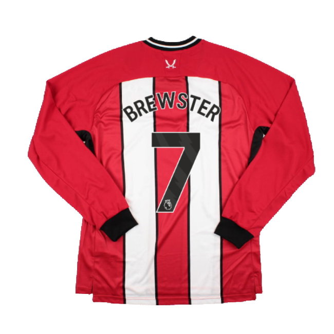 2023-2024 Sheffield United Home Long Sleeve Shirt (Brewster 7)