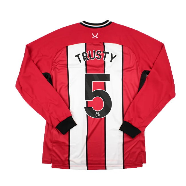 2023-2024 Sheffield United Home Long Sleeve Shirt (Trusty 5)