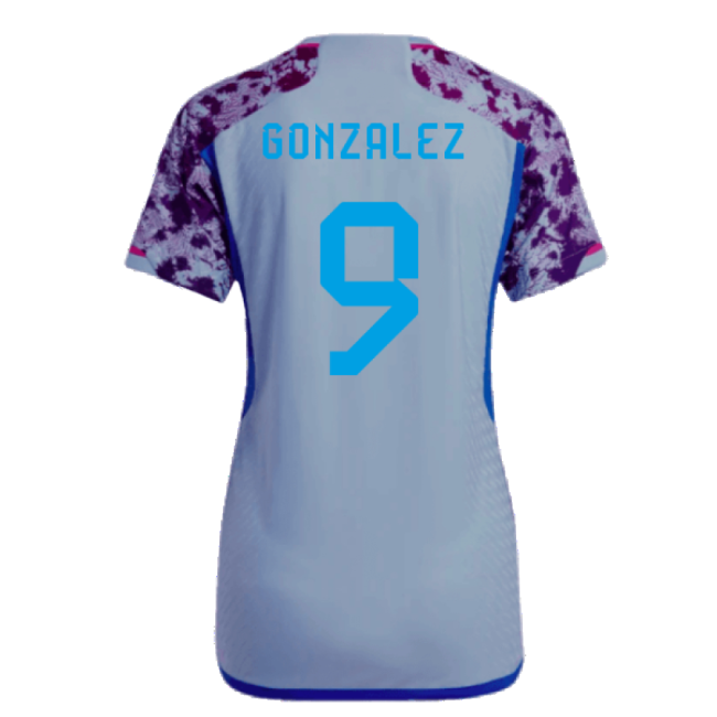 2023-2024 Spain Authentic Away Jersey - Ladies (Gonzalez 9)