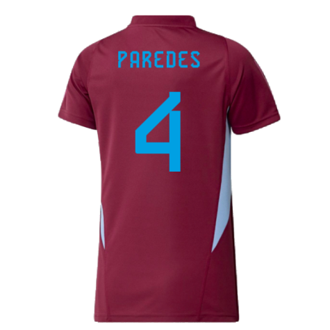 2023-2024 Spain Training Jersey - Womens (Red) (Paredes 4)