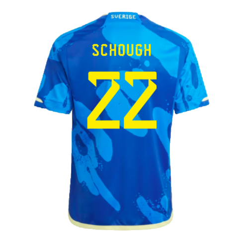 2023-2024 Sweden WWC Away Shirt (Kids) (Schough 22)