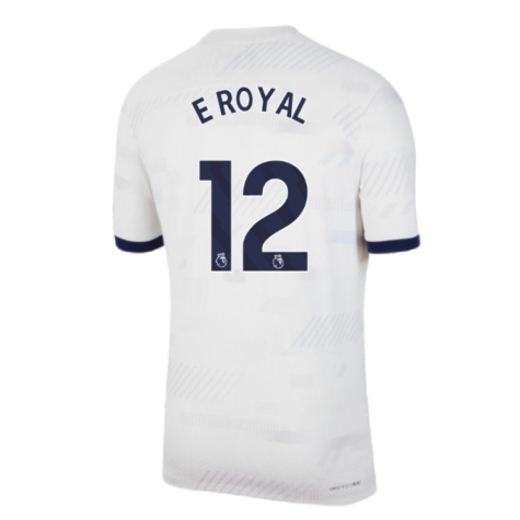 2023-2024 Tottenham Authentic Home Shirt (E Royal 12)