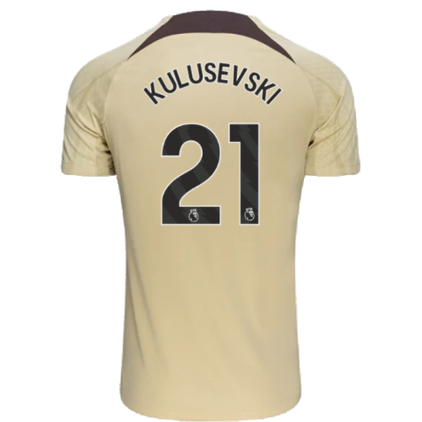 2023-2024 Tottenham Dri-Fit Strike Training Shirt (Team Gold) (Kulusevski 21)