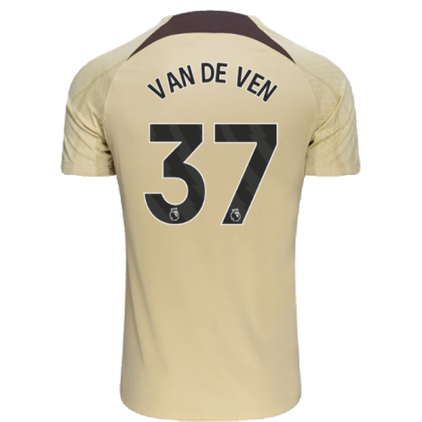 2023-2024 Tottenham Dri-Fit Strike Training Shirt (Team Gold) (Van De Ven 37)