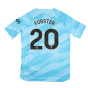2023-2024 Tottenham Home Goalkeeper Shirt (Blue) - Kids (Forster 20)