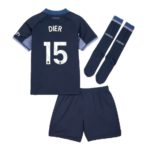 2023-2024 Tottenham Hotspur Away Mini Kit (Dier 15)