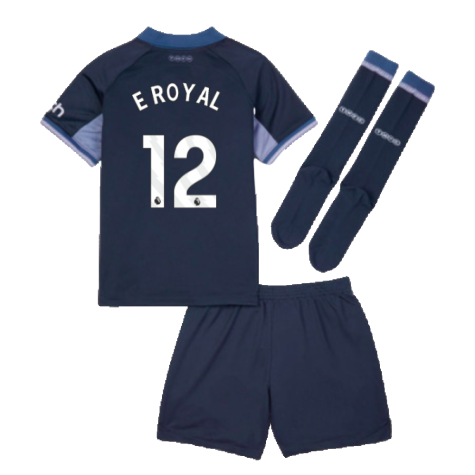 2023-2024 Tottenham Hotspur Away Mini Kit (E Royal 12)
